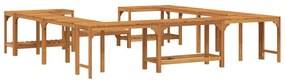 Entorno para Banheira de Hidromassagem Castanho 250 x 250 cm