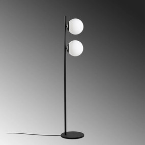 Candeeiro de Pé Dual – Preto – 30 x 30 x 155 cm