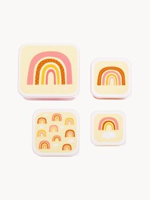 Lancheiras para crianças Rainbows, conjunto de 4