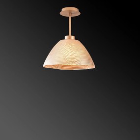 Candeeiro Chandelier Bornova – Cobre – Diâmetro 30 cm, Altura 32 cm