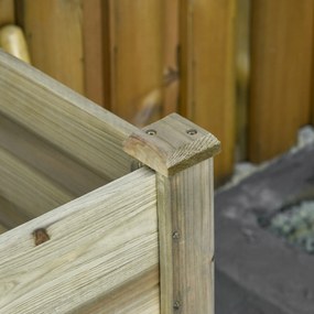 Horta Vertical de Madeira com Prateleira 91x51x76cm Mesa de Cultivo Re