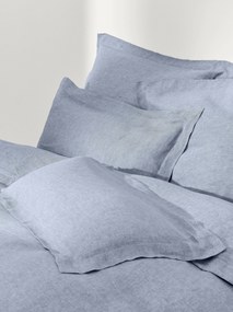 Capa de edredão em linho com costura elevada Linna