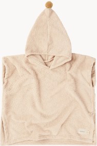Poncho de banho com capuz para bebé Latte