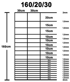 Cerca de jardim 50x1,6 m aço galvanizado prateado