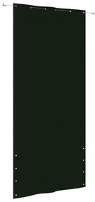 148530 vidaXL Tela de varanda 120x240 cm tecido Oxford verde-escuro