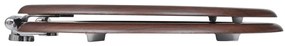 Assentos de sanita com tampas de fecho suave 2 pcs MDF castanho