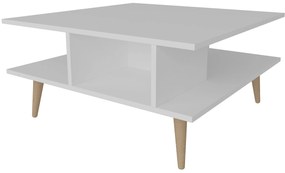 Mesa de Café Akya – Branca – 89cm x 89cm x 44cm