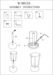 Banco de Bar Destiny Navy com Altura Regulável – Ø41x61-83 cm – Preto