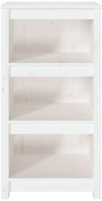 Estante 50x35x97 cm madeira de pinho maciça branco