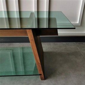 Móvel TV TV202 – Nogueira – 158 cm x 45 cm x 40 cm