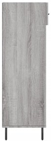 Sapateira 60x35x105 cm derivados de madeira cinzento sonoma
