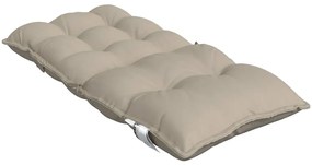 Almofadões cadeira encosto baixo 6 pcs oxford cinza-acastanhado