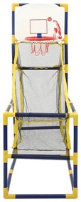 Conj. jogo de basquetebol arcade com bola e bomba 45x86x127 cm