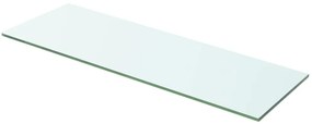 Prateleira de vidro 60x15 cm transparente
