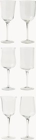 Copos de vinho artesanais Diseguale, conjunto de 6