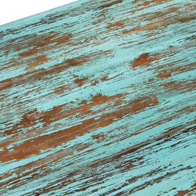 Mesa de centro 110x50x34 cm madeira recuperada maciça