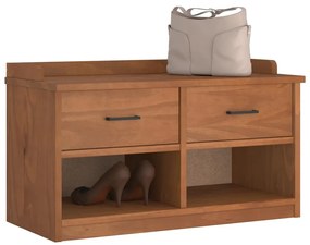 vidaXL Banco de entrada SANDNES 87x40x50 cm pinho maciço