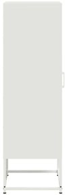Aparador alto 36x39x123 cm aço branco