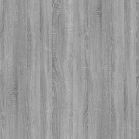 Aparador com 4 gavetas 60x30,5x71 cm cinzento sonoma