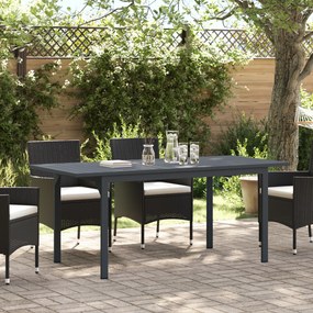 vidaXL Mesa de Jardim Cinza Escuro Alumínio Grande