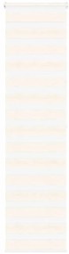 vidaXL Cortina de zebra 55x200 cm largura do tecido 50,9 cm poliéster