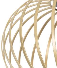 Luminária de teto design ouro 30 cm - Johanna Design