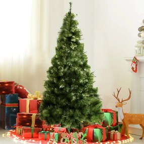 ® Árvore de Natal 210cm Artificial Árvore de Pinho com Suporte Metálico 505 Ramas