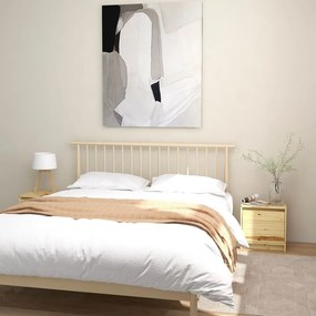 vidaXL Mesas de cabeceira 2 pcs 40x30,5x40 cm madeira de abeto maciça