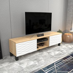 ****  
Móvel TV Lukas – Branco Safira – 150 cm x 35 cm x 40,3 cm

**