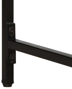 Mesa de jantar 140x70x75 cm madeira de mangueira maciça áspera