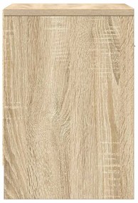 Mesa de cabeceira com gaveta 39x28x41 cm carvalho sonoma