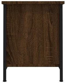 Móvel TV c/ portas 60x35x45 cm deriv. madeira carvalho castanho