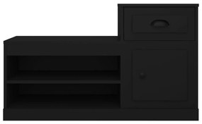 Sapateira 100x42x60 cm derivados de madeira preto