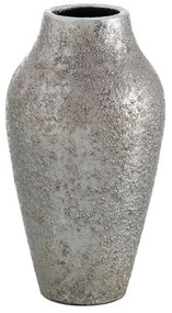 Vaso Cerâmica Prata 19 X 19 X 30 cm