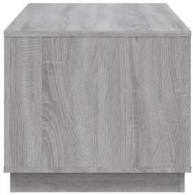 Mesa de centro 102x50x44 cm derivados madeira cinzento sonoma