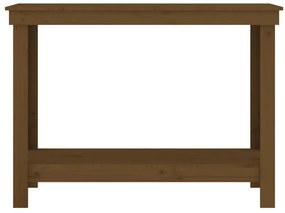 Banco de trabalho 110x50x80 cm pinho maciço castanho mel