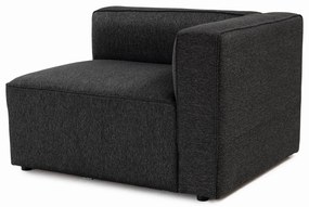 Sofá de 2 Lugares Mora – Antracite – 220x69x90 cm