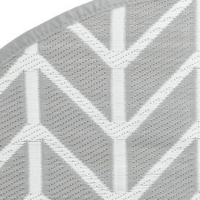 Tapete de exterior Ø160 cm ARAKIL PP cinzento