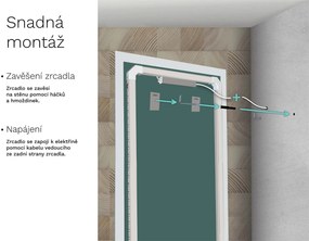 Espelho LED com decoração D11