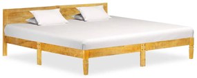 Estrutura de cama 200 cm madeira de mangueira maciça