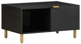 Mesa de centro 80x50x40 cm derivados de madeira preto