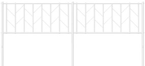 Cabeceira de cama 193 cm metal branco