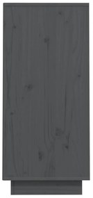 Armário consola 60x34x75 cm pinho maciço cinza