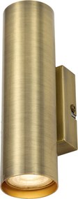Candeeiro de parede moderno bronze 2 luzes - Jeana