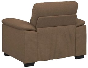 Poltrona 60 cm tecido castanho