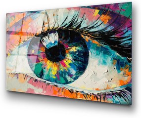 Pintura Decorativa em Vidro Temperado UV-179 – Multicolor – 70 x 100 c