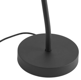 Candeeiro de mesa Art Deco preto incluindo LED - Tableau