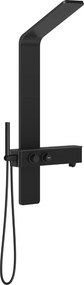 Mexen Strit painel de duche, preto - 7625-02-70