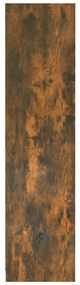 Roupeiro 100x50x200 cm derivados de madeira carvalho fumado