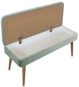 Conjunto de Mobiliário de Entrada Vegas – Branco e Verde Mar – Sapatei